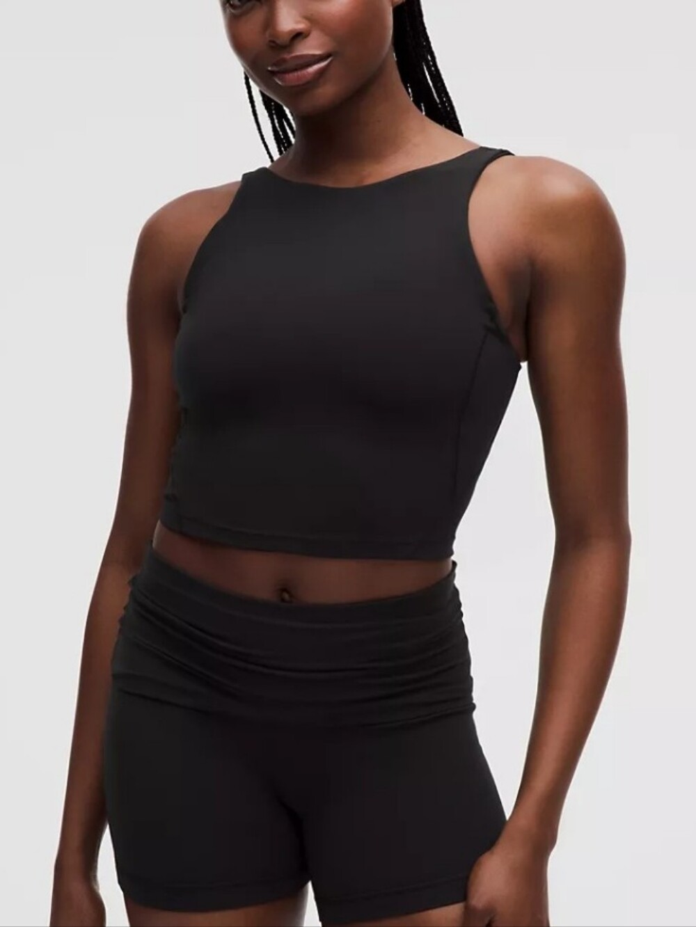 Lululemon Align Black High-Neck Tank Top Kight Support 6